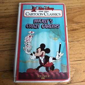 RARE OOP Disney Mickey’s Crazy Careers Cartoon Classics
